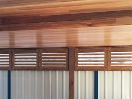 Natural Timber Shutters